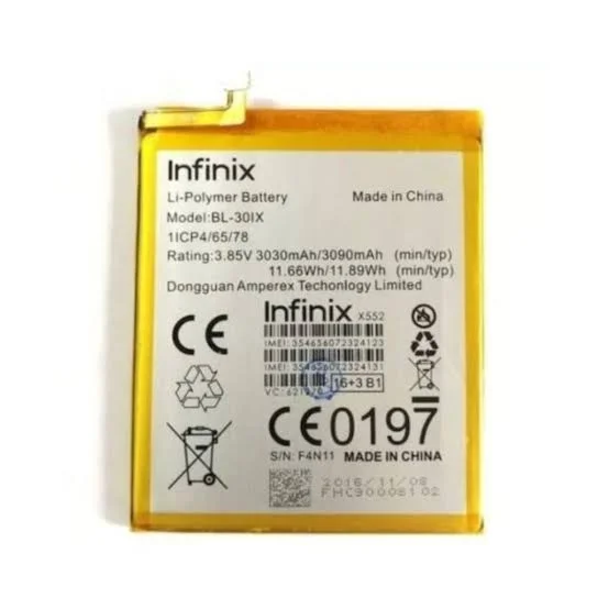 Infinix Battery Replacement - Note 30