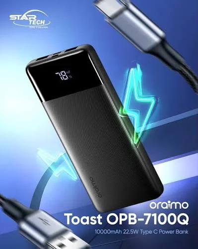 Oraimo Power Bank 10,000mAh 22.5W