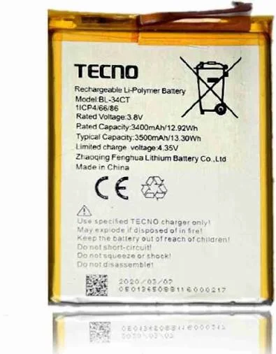 Tecno Battery Replacement - Camon 30
